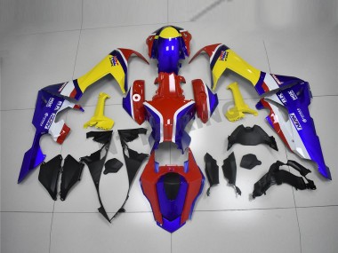 Carénage CBR 1000 RR 2017-2023 - Bleu Jaune Rouge