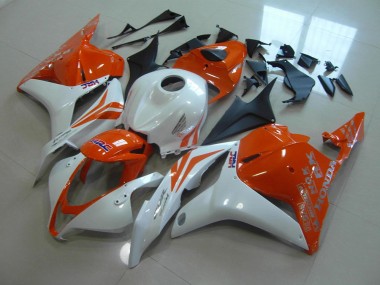 Carénage CBR 600 RR 2009-2012 - Orange Blanc Nacré