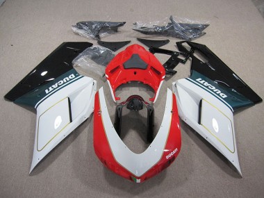 Carénage Ducati 1098 848 2007-2014 - Blanc Rouge