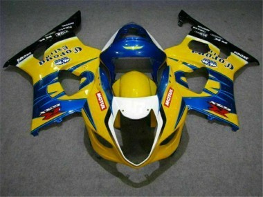 Carénage GSXR 1000 K3 2003-2004 - Jaune Bleu