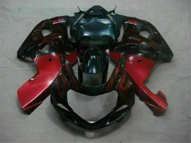 Carénage GSXR 600 / 750 K1 K2 K3 2001-2003 - Noir Rouge
