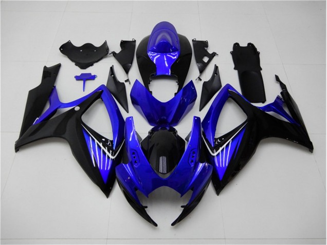 Carénage GSXR 600 / 750 K6 2006-2007 - Bleu Noir