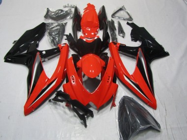 Carénage GSXR 600 K8 2008-2010 - Rouge Noir