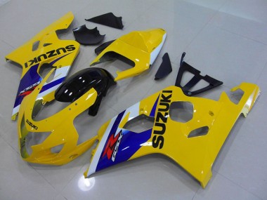 Carénage GSXR 750 K4 2004-2005 - Jaune Bleu