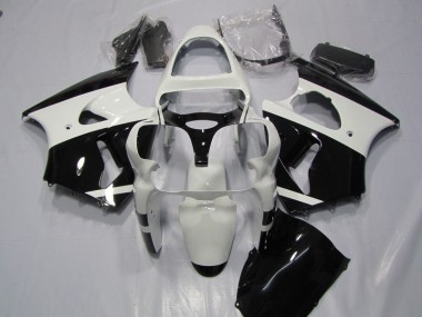 Carénage ZX6R 2000-2002 - Blanc Noir