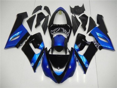 Carénage ZX6R 2005-2006 - Bleu Noir