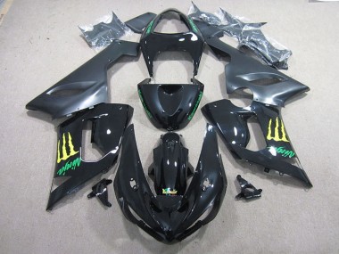 Carénage ZX6R 2005-2006 - Noir Vert Ninja