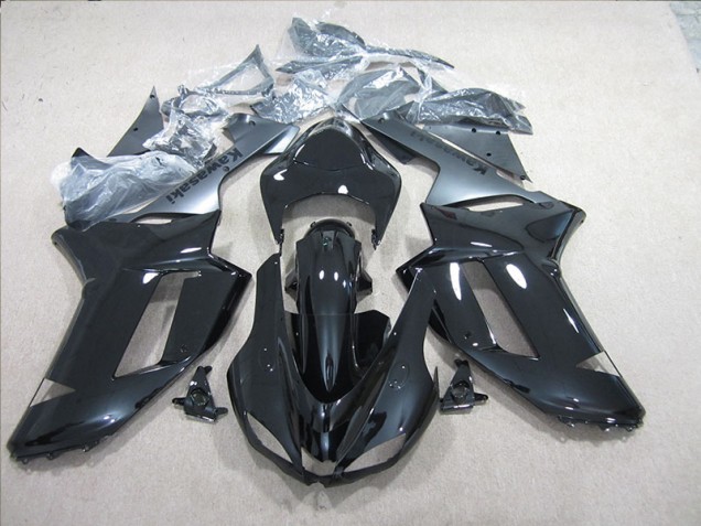 Carénage ZX6R 2007-2008 - Noir Argent