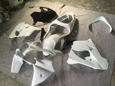 Carénage ZX9R 2000-2001 - Pure Blanc Noir Brillant