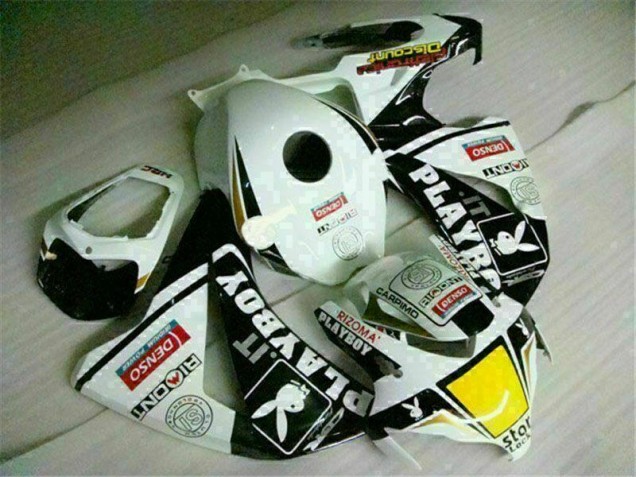 Carénages CBR 1000 RR 2008-2011 - Blanc Noir Playboy