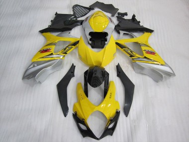 Carénages GSXR 1000 K7 2007-2008 - Jaune Noir