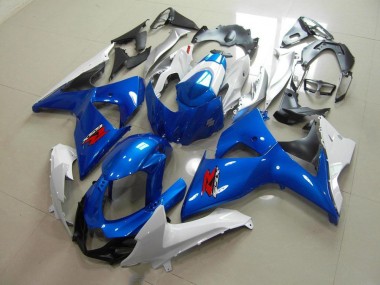 Carénages GSXR 1000 K9 2009-2016 - Bleu et Blanc Style OEM