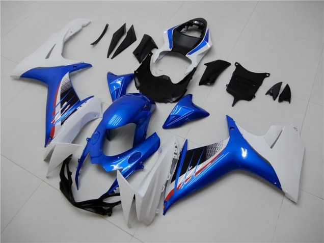 Carénages GSXR 600 / 750 K11 2011-2024 - Bleu Blanc