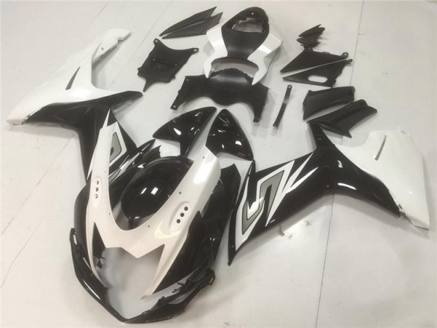 Carénages GSXR 600 / 750 K11 2011-2024 - Noir Blanc