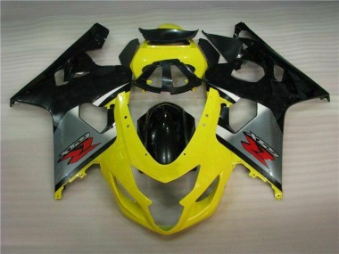 Carénages GSXR 600 / 750 K4 2004-2005 - Jaune Noir