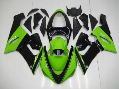 Carénages ZX6R 2005-2006 - Vert Noir